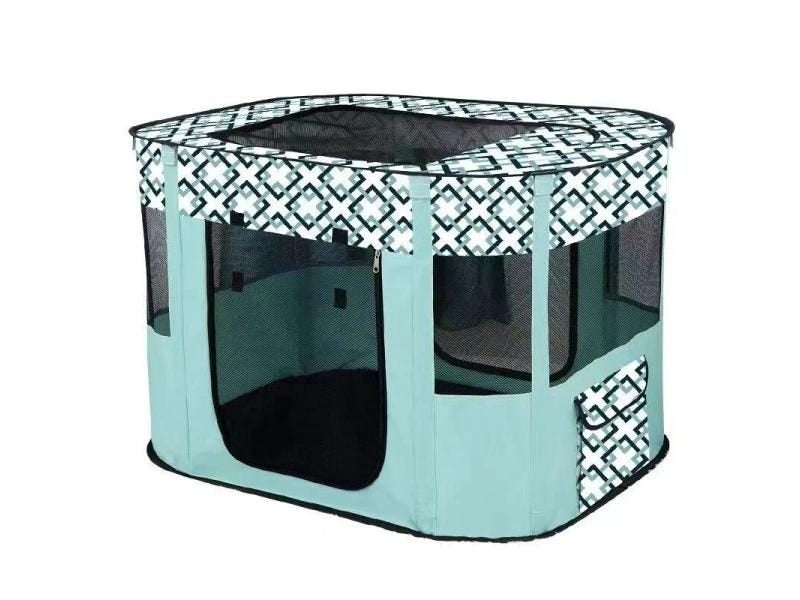 Portable Foldable Pet Playpen For Cat Dog Outdoor Indoor Carousel 1