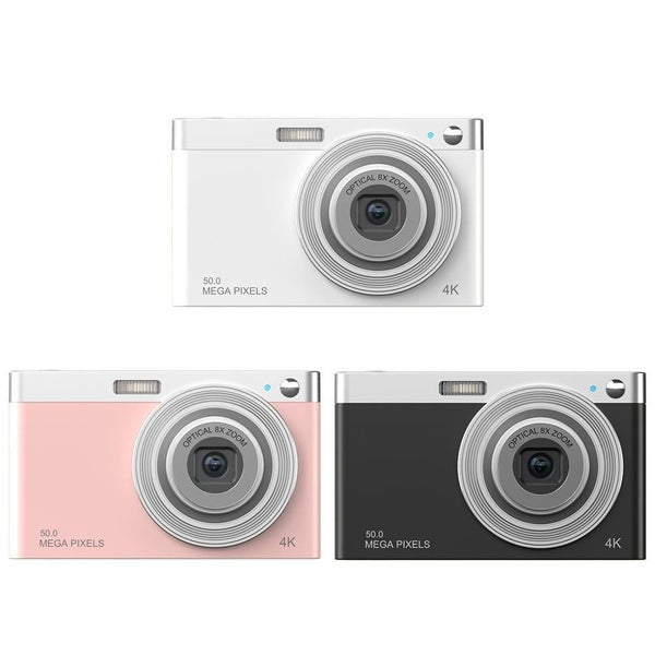 C13 2.88 Inch 4K 8X Optical Zoom Telescopic Lens Hd Digital Camera - White Carousel 2