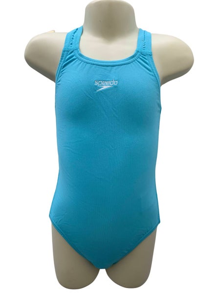 Chlorine Resistant - Speedo Light Blue Medalist Togs - Pre School Size 4 Carousel 1