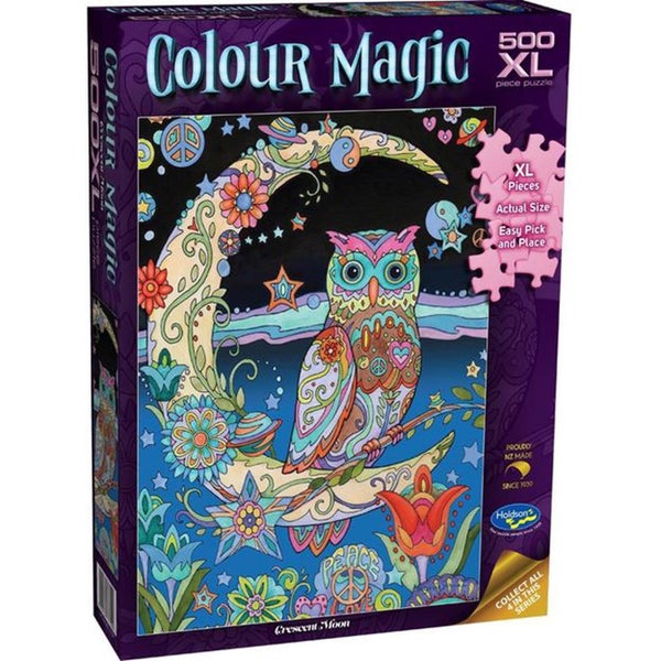 Holdson Colour Magic - Crescent Moon XL Jigsaw Puzzle, 500 Piece Carousel 1