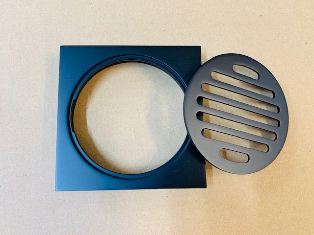 Black Tile grate -- 100mm Carousel 2