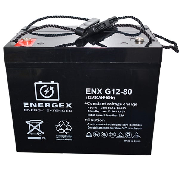 Energex Deep Cycle 12v 80 Amp Hour Battery Carousel 1