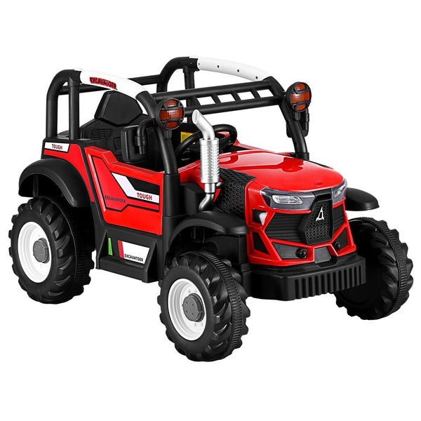Electric Ride On Car Off Road Jeep Remote 12V Red Kids Ride On Toys Rigo Kids Carousel 1