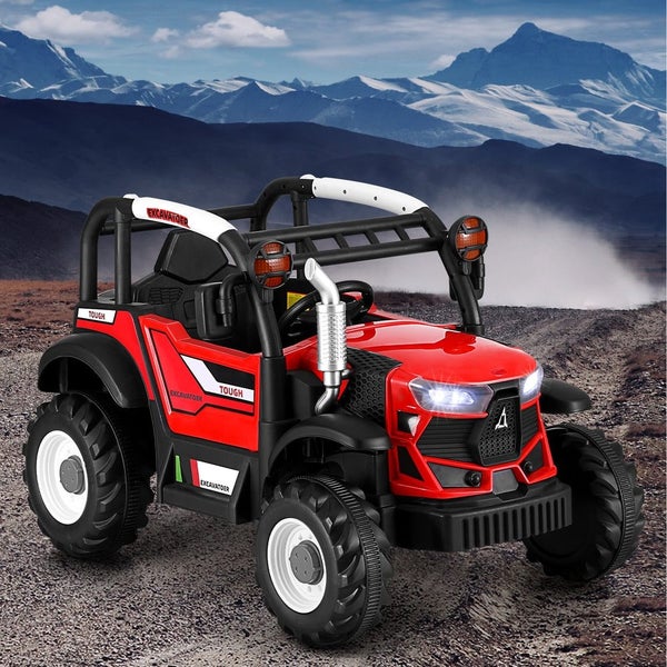 Electric Ride On Car Off Road Jeep Remote 12V Red Kids Ride On Toys Rigo Kids Carousel 6