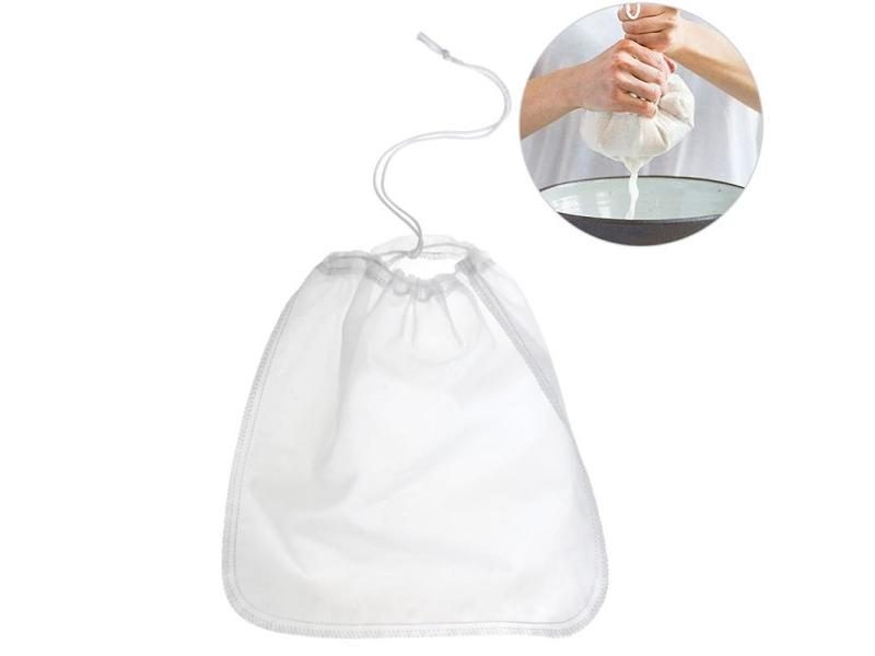 Nut Milk Bag Reusable Almond Milk Bags Commercial Food Grade Fine Nylon Mesh Carousel 1