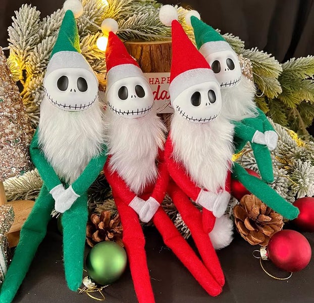 Jack Skellington Christmas Elves - Red Carousel 1