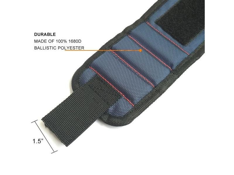 Magnetic Wristband With Strong Magnets For Holding Screws Nails Drill Bits Tool Carousel 1