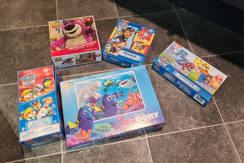 Paw Patrol Puzzles and more!! Carousel 1