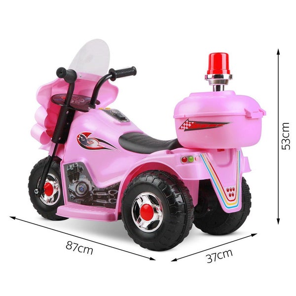Rigo Kids Ride On Motorbike Motorcycle Car Pink Kids Ride On Toys Carousel 2