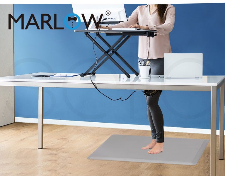 Marlow Anti Fatigue Mat Standing Desk Rug Kitchen Home Office Foam Grey 50x80 Carousel 9