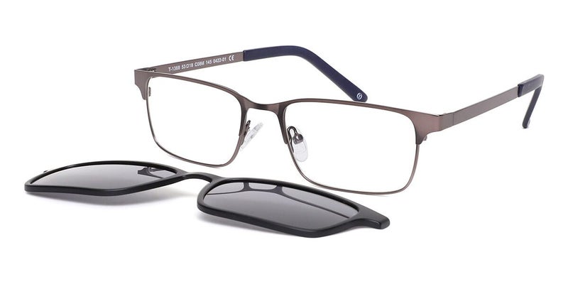 Clip on Rectangle Grey SmartBuy Collection Elma with Clip-On T-1368 M08 53 Carousel 1