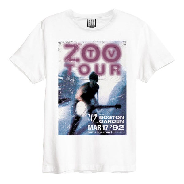 Amplified Unisex Adult Zoo TV Tour U2 T-Shirt Carousel 1