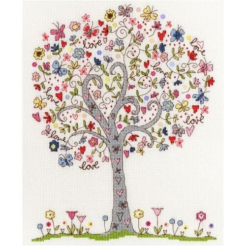 Bothy Threads Kim Anderson - Love Tree - Cross Stitch Kits Carousel 1