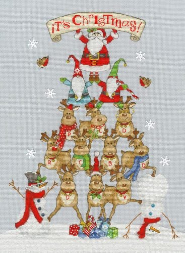 Bothy Threads Cross Stitch Kit - It's Christmas! Carousel 1