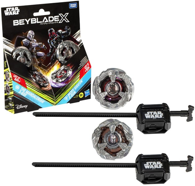 Beyblade X: Star Wars Collab Pack - The Mandalorian 3-60F vs. Moff Gideon 3-80N Carousel 1