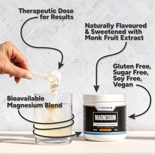 BioSphere Nutrition Magnesium - Mango Pineapple (270g) x 60 Servings Carousel 4