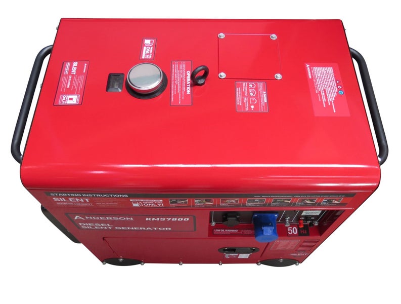 Anderson 7.5kw Silenced Diesel Generator Electric Start **FREE SHIPPING IN NZ!** Carousel 2