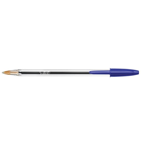 BIC Cristal Original Ballpoint Pen Medium 1.0mm Blue Box of 50 Carousel 2