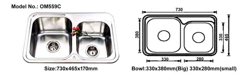 kitchen sink OM559C Carousel 1