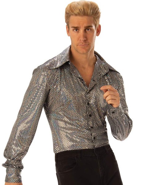 70s Disco Boogie Dude Mens Shirt Carousel 1