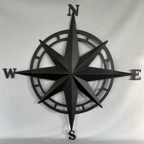 Wall Art - Compass (60 x 60cm) Carousel 1