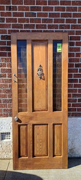 Solid Wood and Glass Entrance Door 1010 W x 1970 H [#4090 MA] Carousel 1