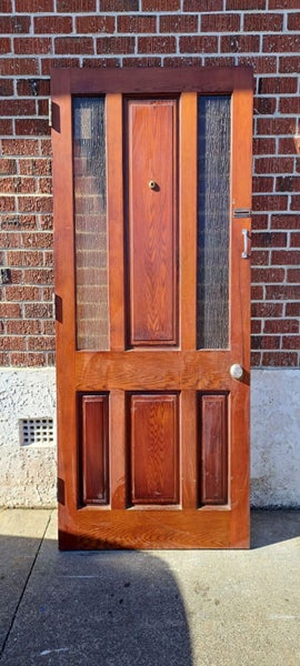 Solid Wood and Glass Entrance Door 1010 W x 1970 H [#4090 MA] Carousel 2