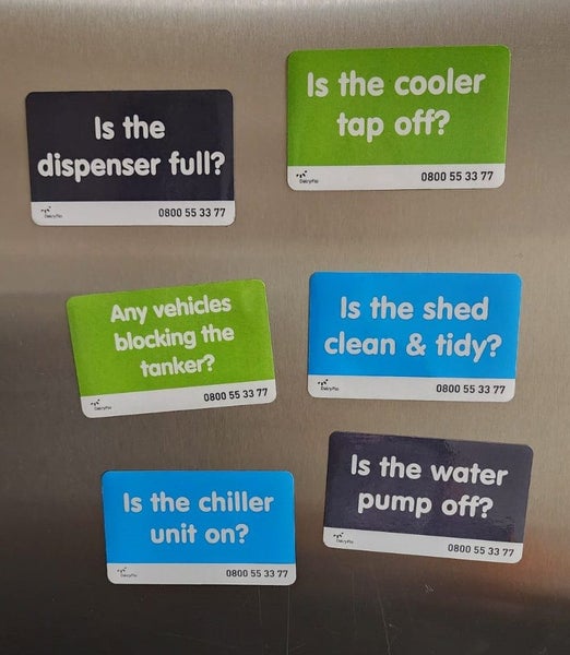 Reminder Magnets for the Dairy Shed - Set of 6 Carousel 1