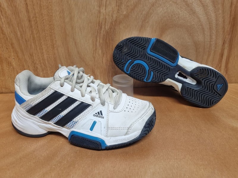 Adidas Barricade Team 3 Tennis Shoes Youth US 1Y - Very Good Condition Carousel 2