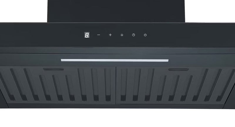 Euromaid 60cm Deluxe Flat Canopy Rangehood, Matte Black Carousel 2