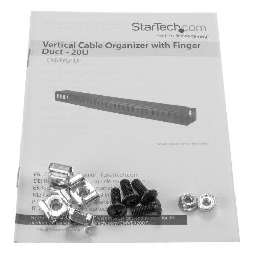 VERTICAL FINGER DUCT CABLE ORGANIZER - 3FT Carousel 11