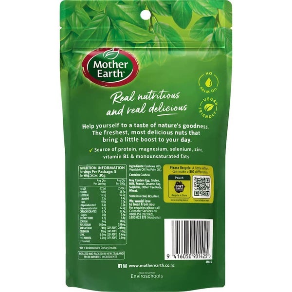 Mother Earth Cashews Roasted Unsalted Carousel 2
