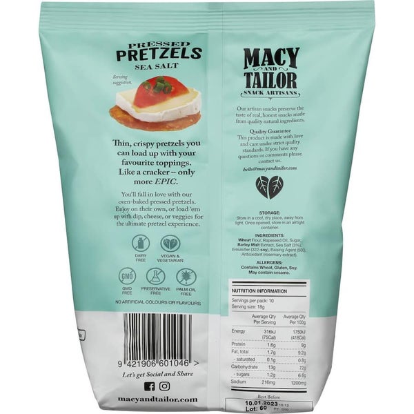 Macy & Tailor Pretzels Sea Salt Carousel 3