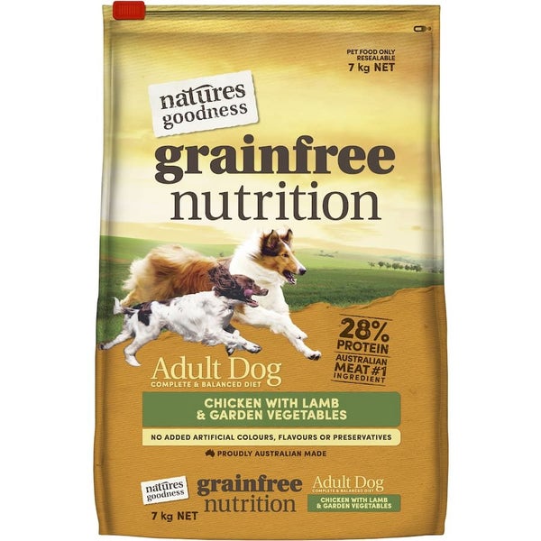 Natures Goodness Grain Free Dry Dog Food Chicken With Lamb Carousel 1