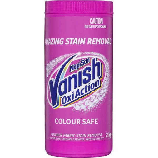 Vanish Napisan Oxi Action Stain Remover Colour Safe Powder Carousel 1