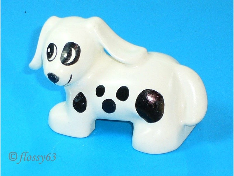 ®™DUPLO - Dog Dachshund with Black Spots Pattern (Spot) ~vintage / Retired 2004~ Carousel 1