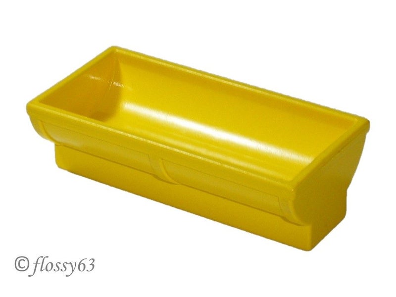 ®™DUPLO - Yellow Animal Feeding Trough 2 x 4 x 2, Curved Sides ~Retired 1996~ Carousel 1