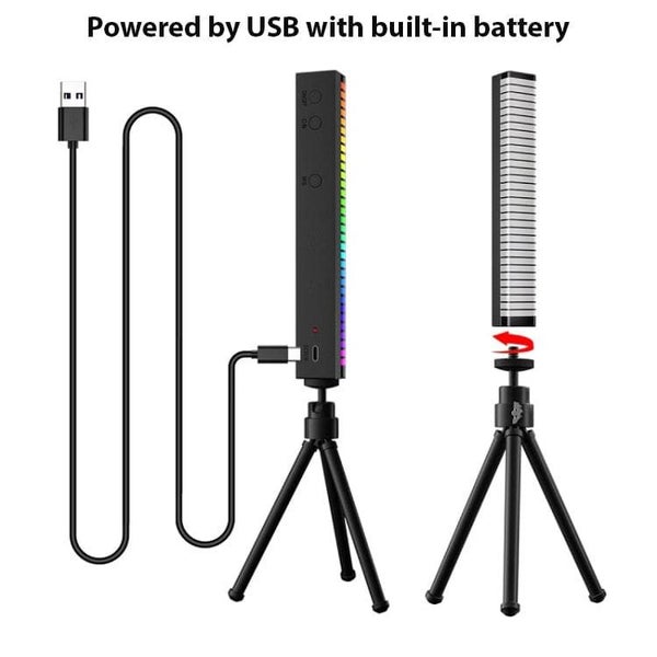 Smart LED Light Bar with Bluetooth App control, Over 200 Patterns, Music or S... Carousel 2