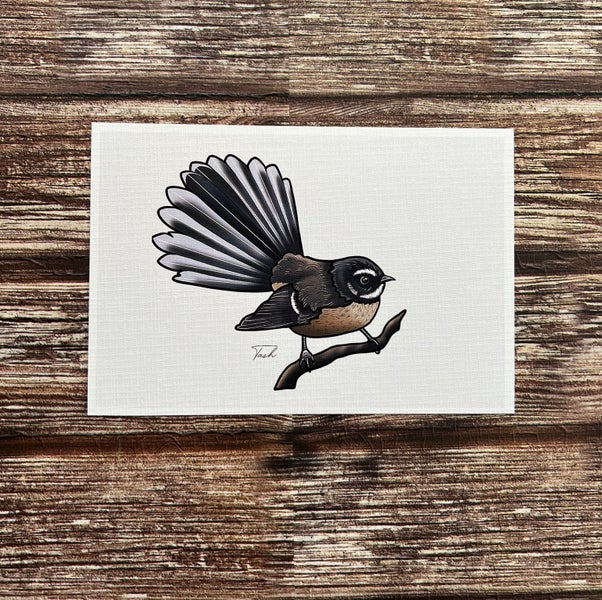 MINI PRINT ~ Minimalist Fantail Carousel 1