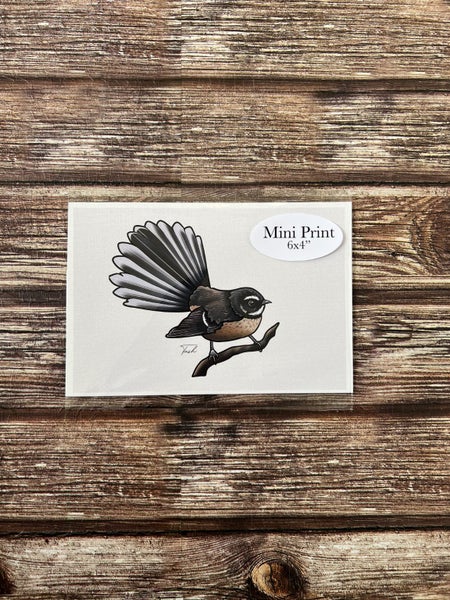 MINI PRINT ~ Minimalist Fantail Carousel 2