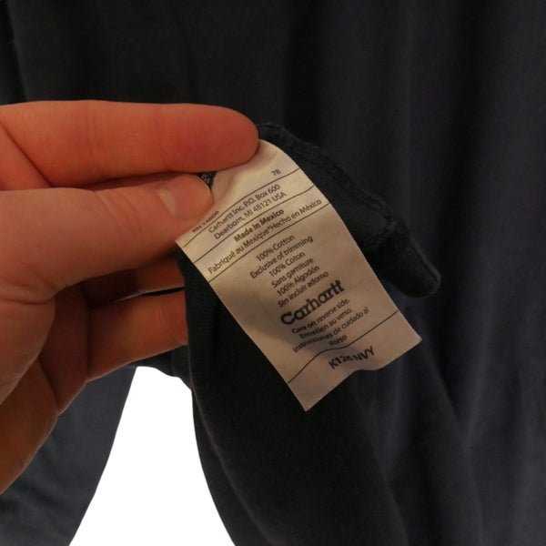 Vintage Carhartt Navy Blue Long Sleeve Tee XXL Carousel 4