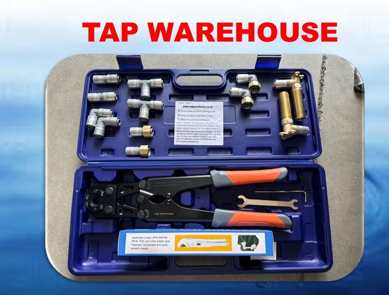 Tapwarehouse Brand All in one crimp tool & Buteline fitting starter pack Carousel 1