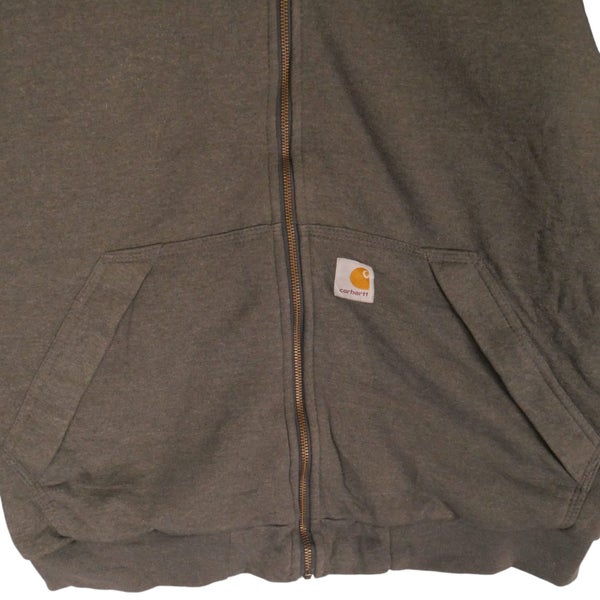 Carhartt Grey Full Zip Hoodie Medium Carousel 2