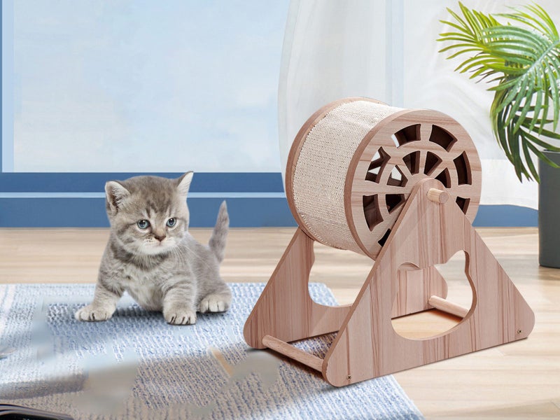 Cat Scratching Wheel Carousel 2