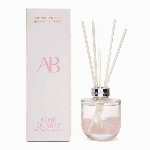 200ml Diffuser With Crystals -rose Quarttz Carousel 1
