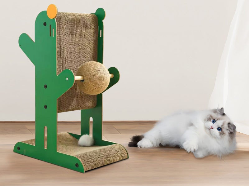 Cat Scratching Post Carousel 2