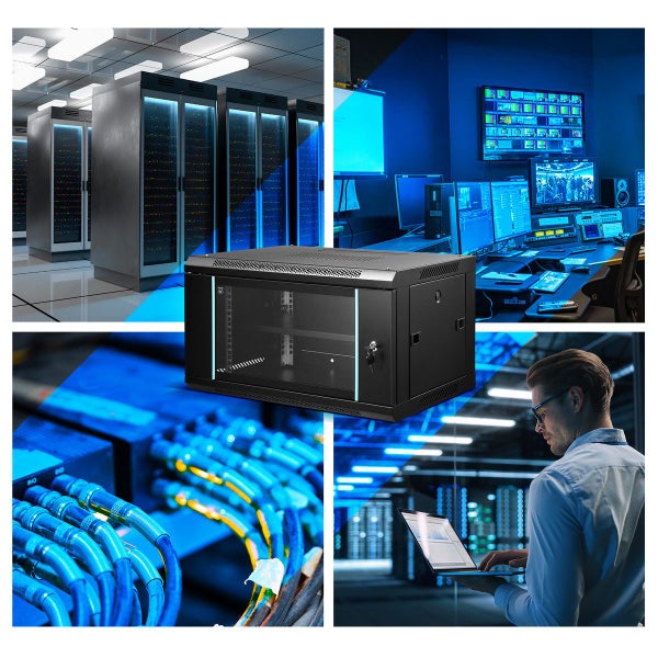 6U Cabinet Server Network Data Rack Wall Mount Carousel 2