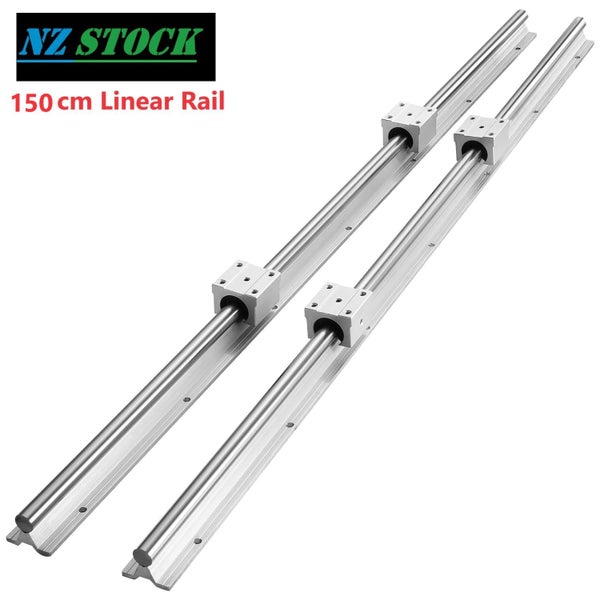 Linear Rail Kit|2*SBR20-1.5M Linear Slide Guide Rail with4*SBR20UU Bearing Block Carousel 1