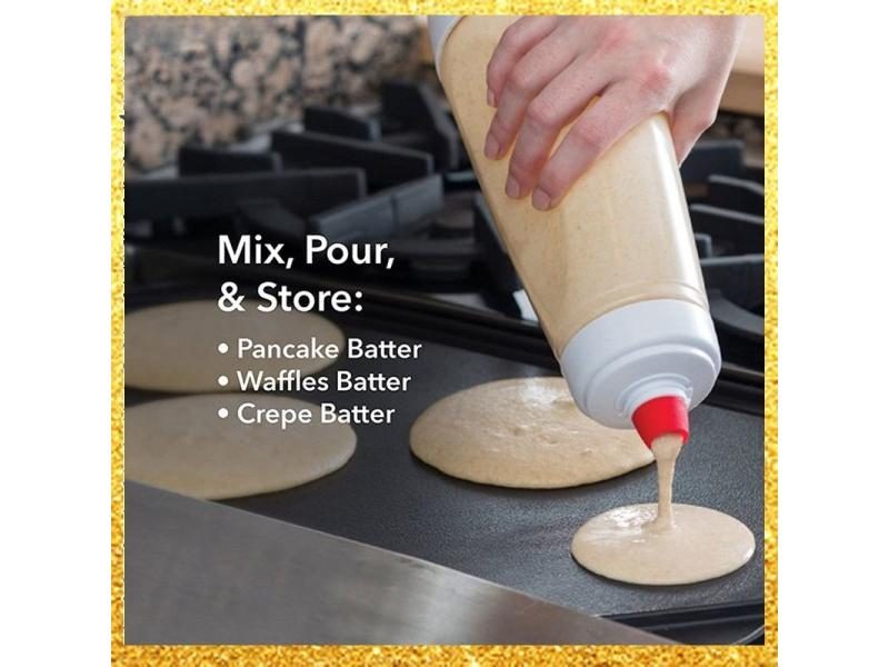 Dessert Tools Manual Batter Dispensers Batter Mixer Bottles Cupcakes Crepes Carousel 2