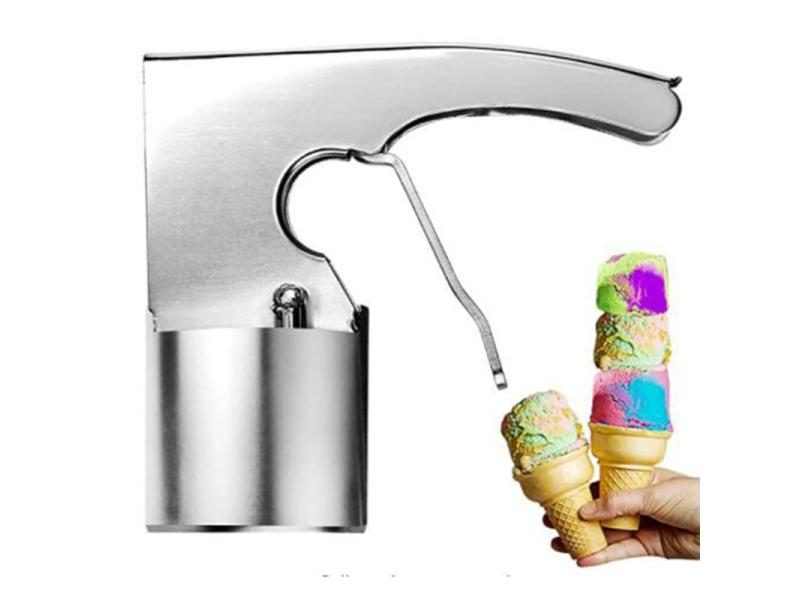 Cylindrical Ice Cream Scoop With Trigger Release Scoop Great Ice Cream Carousel 1